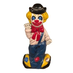 Happy Sad Clown Figurine